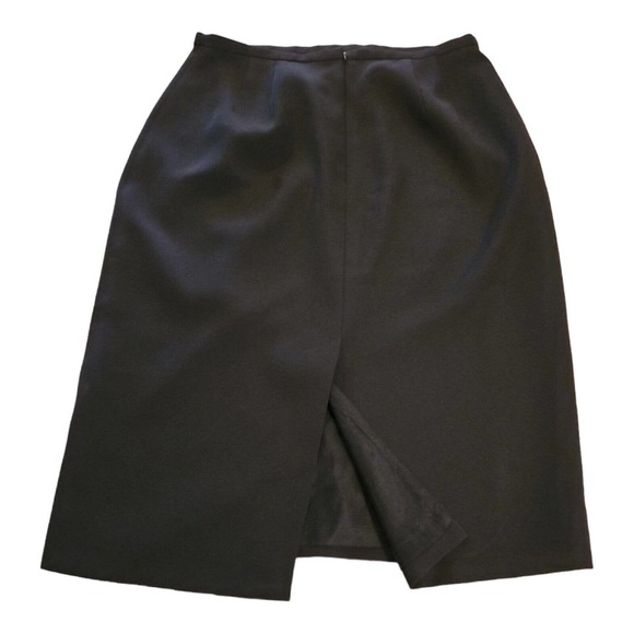 Anne Taylor Loft Pencil Skirt Women's 8 Black Casual Workwear - Picture 5 of 6